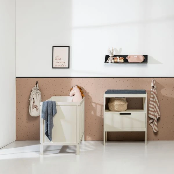 Europe Baby Ralph Babykamer Clay | Bed 60 X 120 Cm + Commode 1 Europe Baby Ralph Babykamer Clay | Bed 60 X 120 Cm + Commode