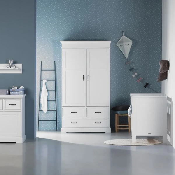 Kidsmill Savigno Babykamer Wit | Bed 60 X 120 Cm + Commode 2 Kidsmill Savigno Babykamer Wit | Bed 60 X 120 Cm + Commode - Afbeelding 2