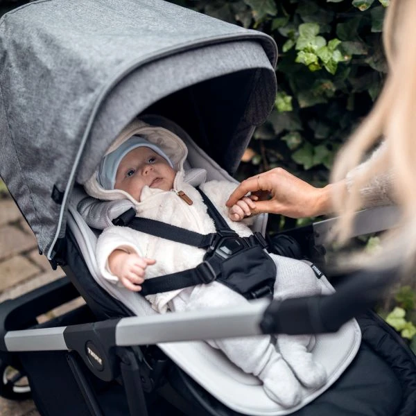 Thule Newborn Inlay Soft Grey 3 Thule Newborn Inlay Soft Grey - Afbeelding 3