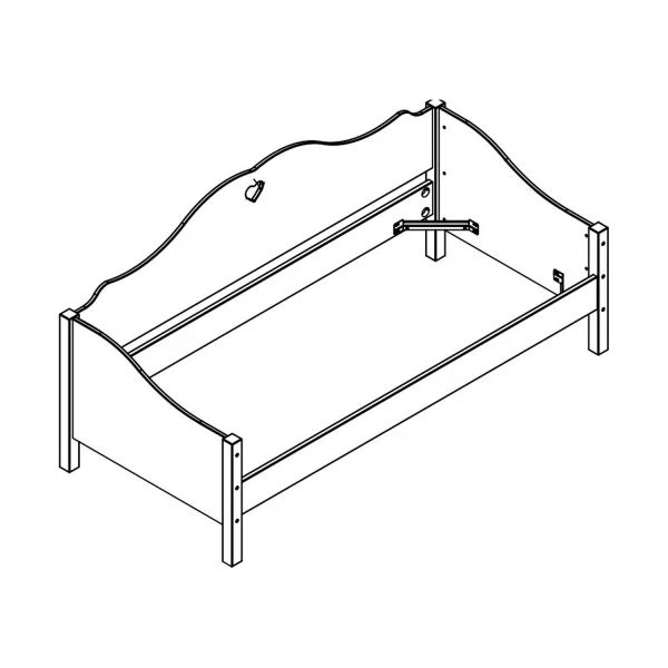 Vipack Amori Bedbank Wit 90 X 200 Cm 3 Vipack Amori Bedbank Wit 90 X 200 Cm - Afbeelding 3